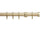 Hallis Neo Gold End Cap Curtain Pole Set - 28mm