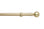Hallis Neo Eyelet Gold Ball Curtain Pole Set - 28mm