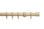 Hallis Neo Gold Stud Curtain Pole Set - 28mm