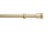 Hallis Neo Eyelet Gold Trumpet Curtain Pole Set - 28mm