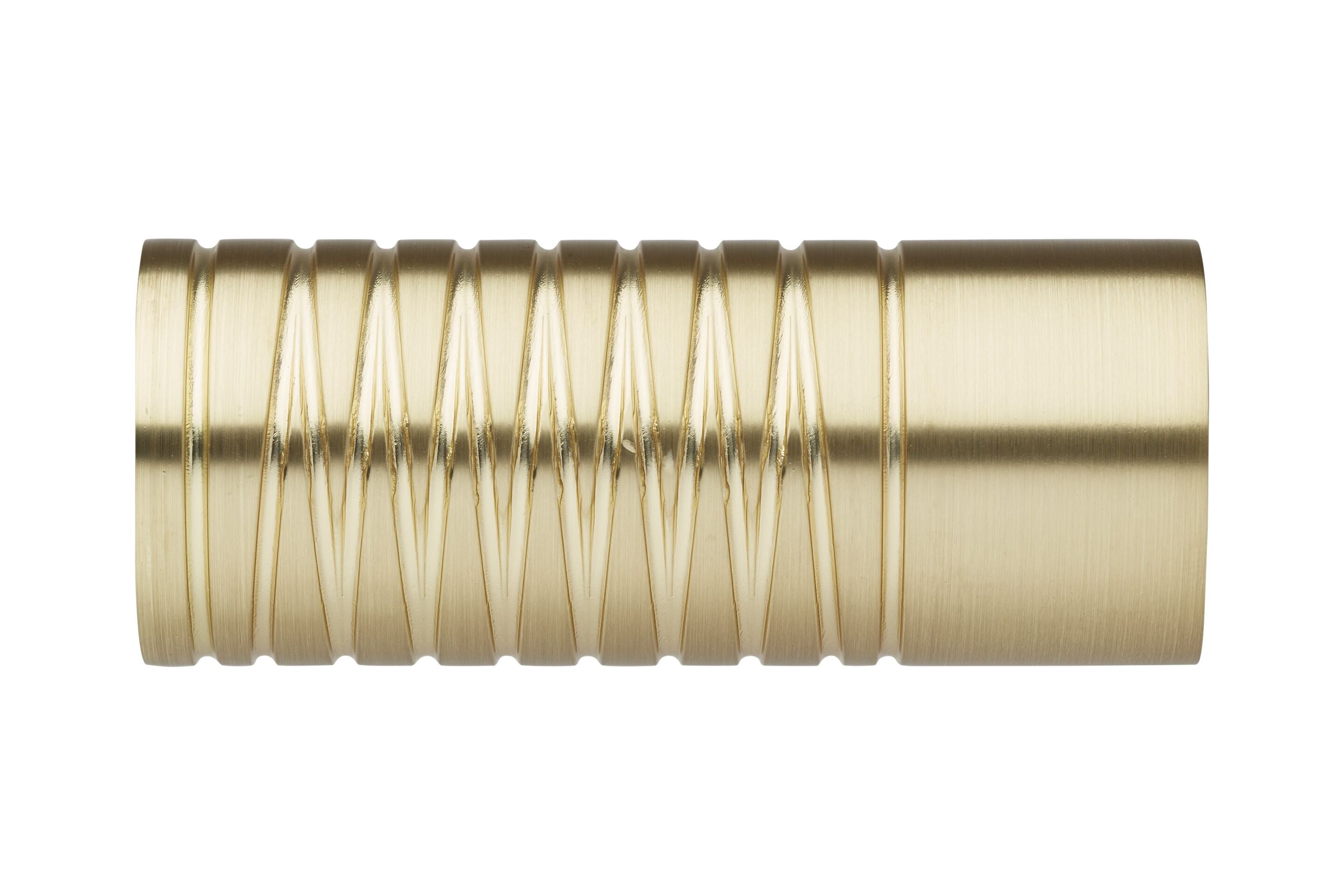 Wired Barrel finial in gold