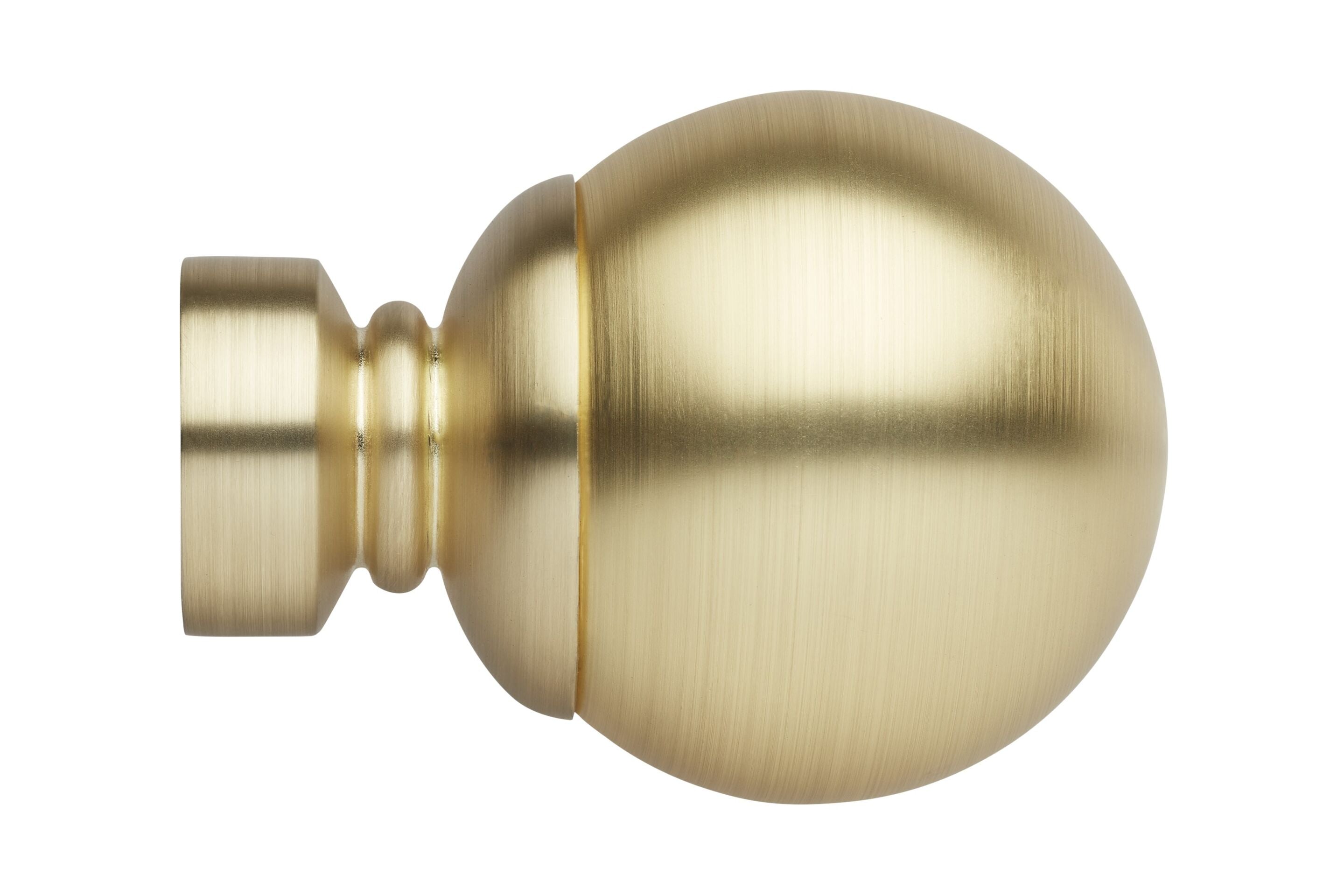 Ball finial in gold for the Hallis Neo bay pole