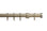 Hallis Neo Spun Brass End Cap Curtain Pole Set - 28mm