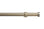 Hallis Neo Eyelet Spun Brass End Cap Curtain Pole Set - 28mm