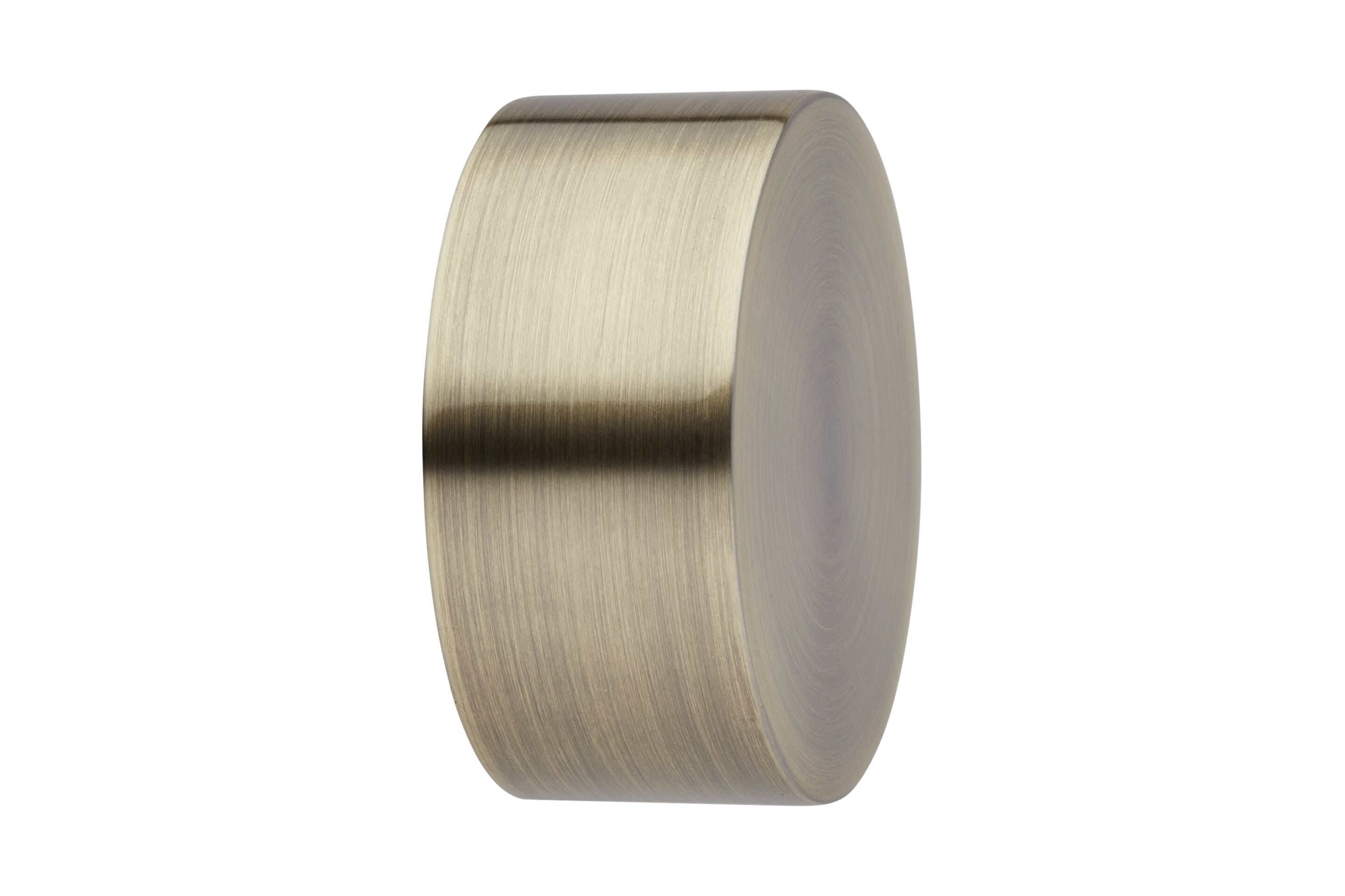 End Cap finial in spun brass for the Hallis Neo bay pole