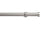 Hallis Neo Eyelet Stainless Steel End Cap Curtain Pole Set - 28mm