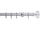 Hallis Neo Premium Chrome Faceted Ellipse Curtain Pole Set - 28mm