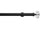 Hallis Neo Eyelet Premium Matt Black Faceted Ellipse Curtain Pole Set - 28mm
