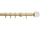 Hallis Neo Premium Gold Clear Ball Curtain Pole Set - 28mm