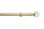 Hallis Neo Eyelet Premium Gold Faceted Ball Curtain Pole Set - 28mm