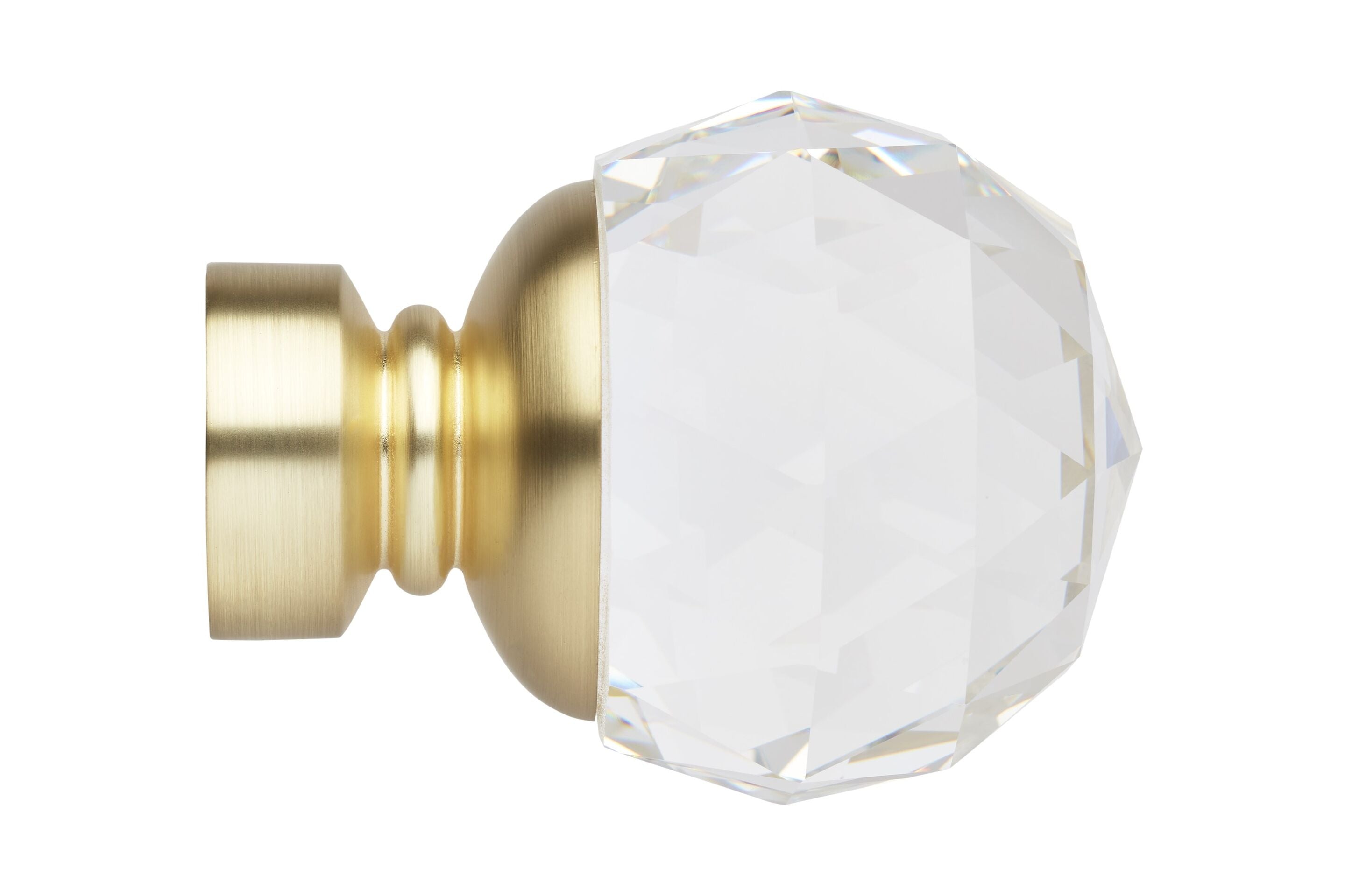 Faceted Ball finial in gold