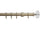 Hallis Neo Premium Spun Brass Faceted Ellipse Curtain Pole Set - 28mm