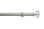 Hallis Neo Eyelet Premium Stainless Steel Faceted Ellipse Curtain Pole Set - 28mm