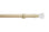 Hallis Neo Eyelet Premium Gold Faceted Trumpet Curtain Pole Set - 28mm