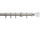Hallis Neo Premium Stainless Steel Faceted Trumpet Curtain Pole Set - 28mm