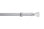 Hallis Neo Eyelet Premium Chrome Faceted Trumpet Curtain Pole Set - 28mm