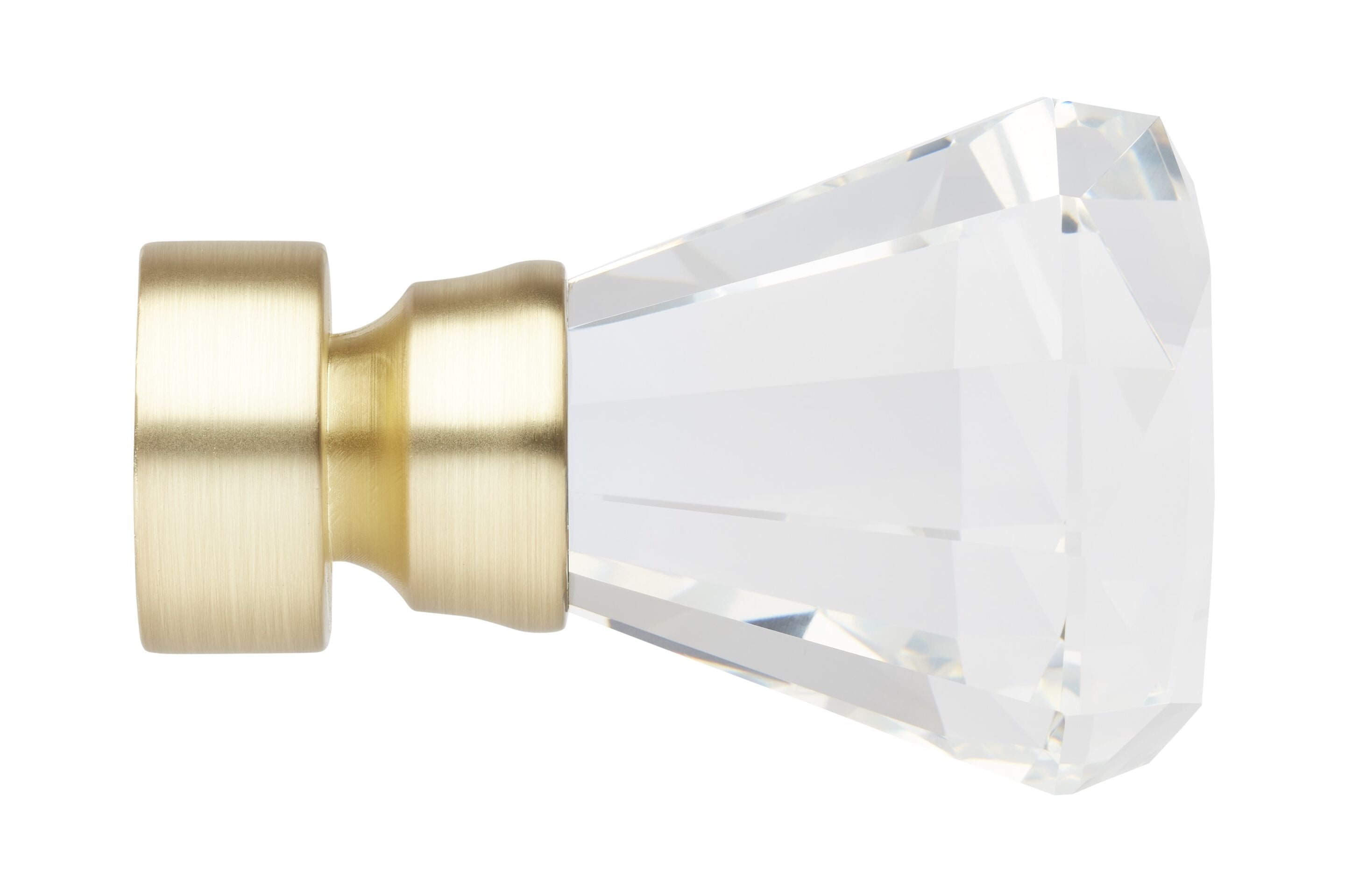 Faceted Trumpet finial in gold