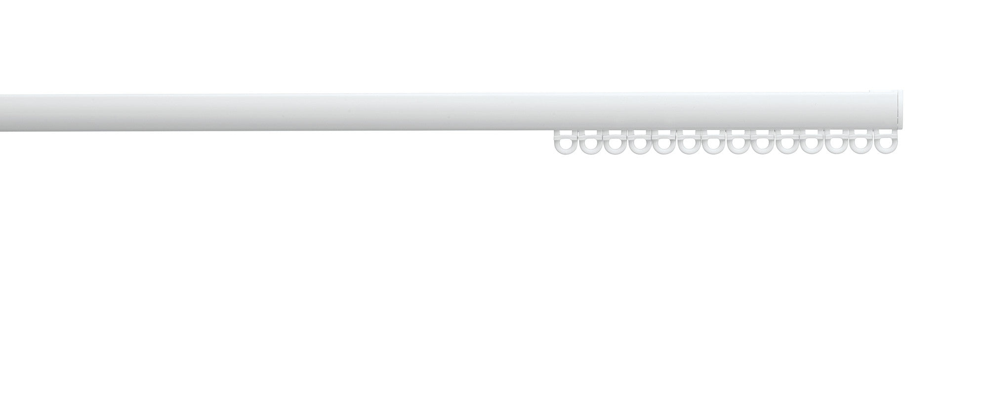 Silent Gliss 6010 Curtain Track in White