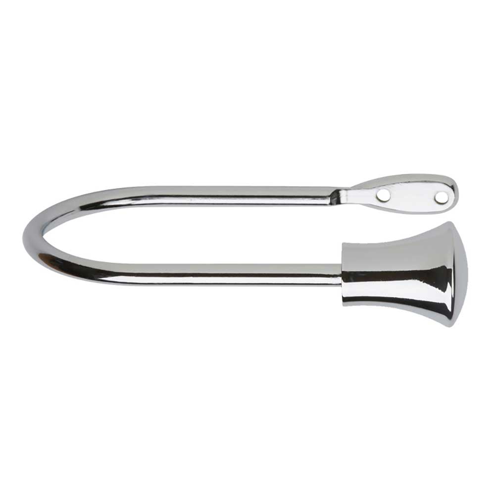 Hallis Neo Trumpet Holdback in Chrome Effect