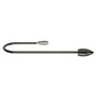 Hallis Neo Extended Bullet Holdbacks in Black Nickel Effect