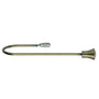 Hallis Neo Extended Trumpet Holdbacks in Spun Brass Effect