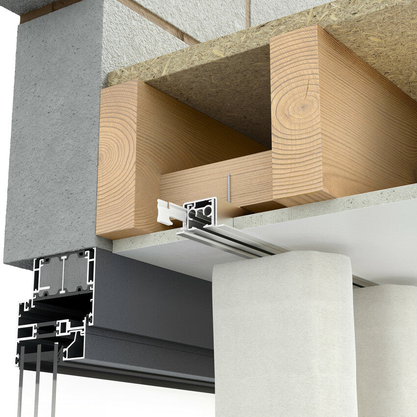 Silent Gliss 6870 ceiling curtain track