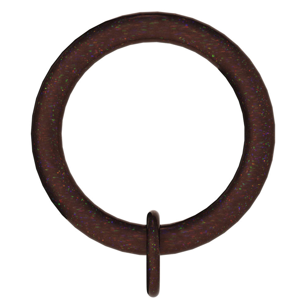Hallis Arc Curtain Pole Rings in Bronze