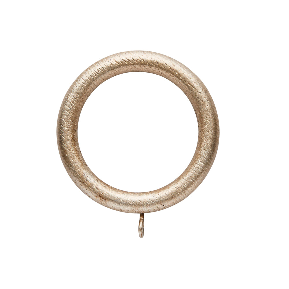 Hallis Ashbridge Curtain Pole Rings in Champagne Gold