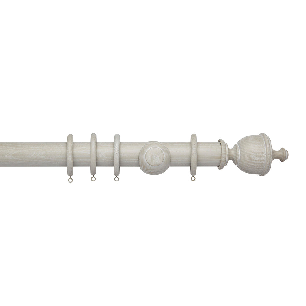 Hallis Ashbridge Chatsworth Curtain Pole Set in Heritage Grey