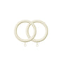 Jones Shore Curtain Pole Rings in Ghost