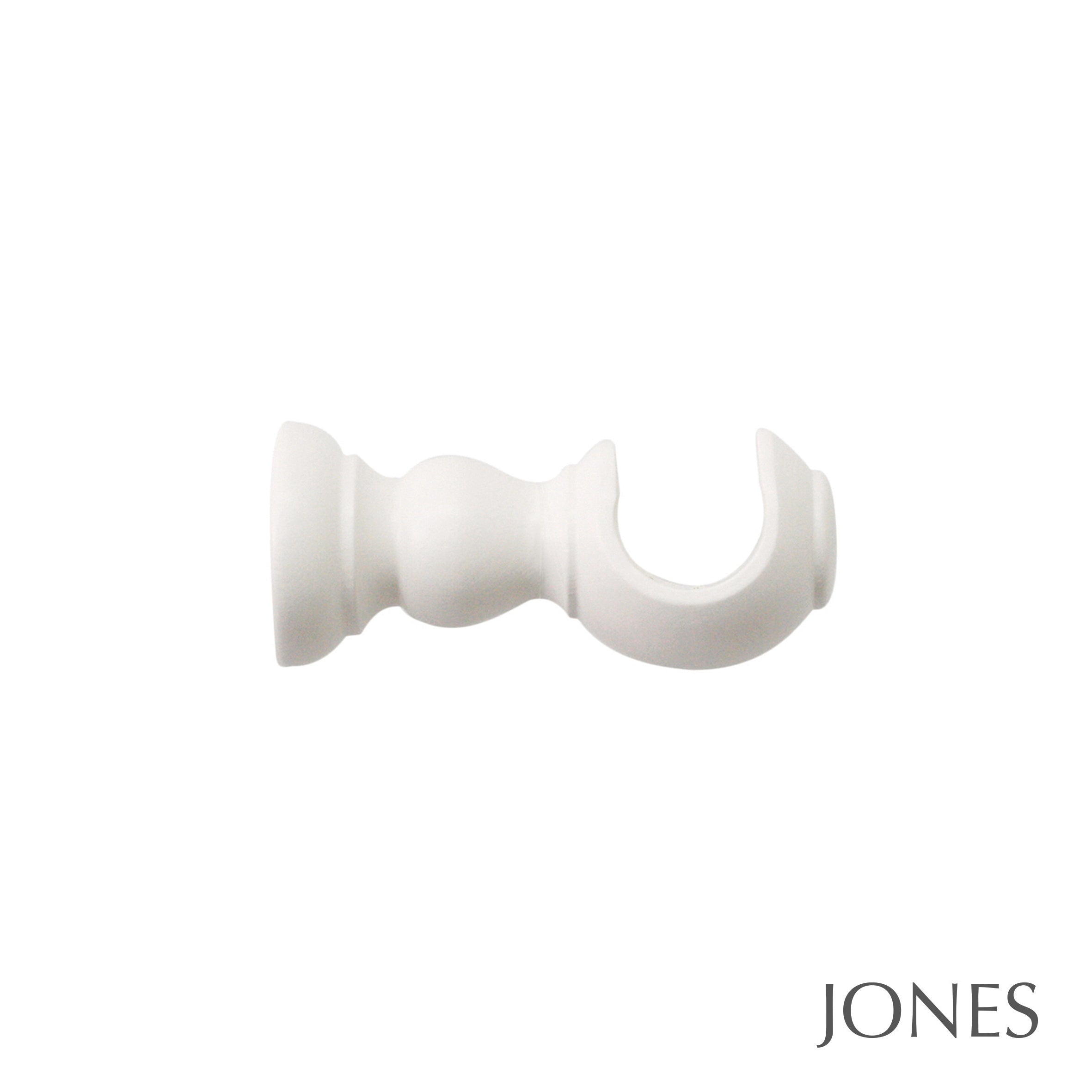 Jones Interiors Cathedral Ball Finial Curtain Pole Set in Cotton