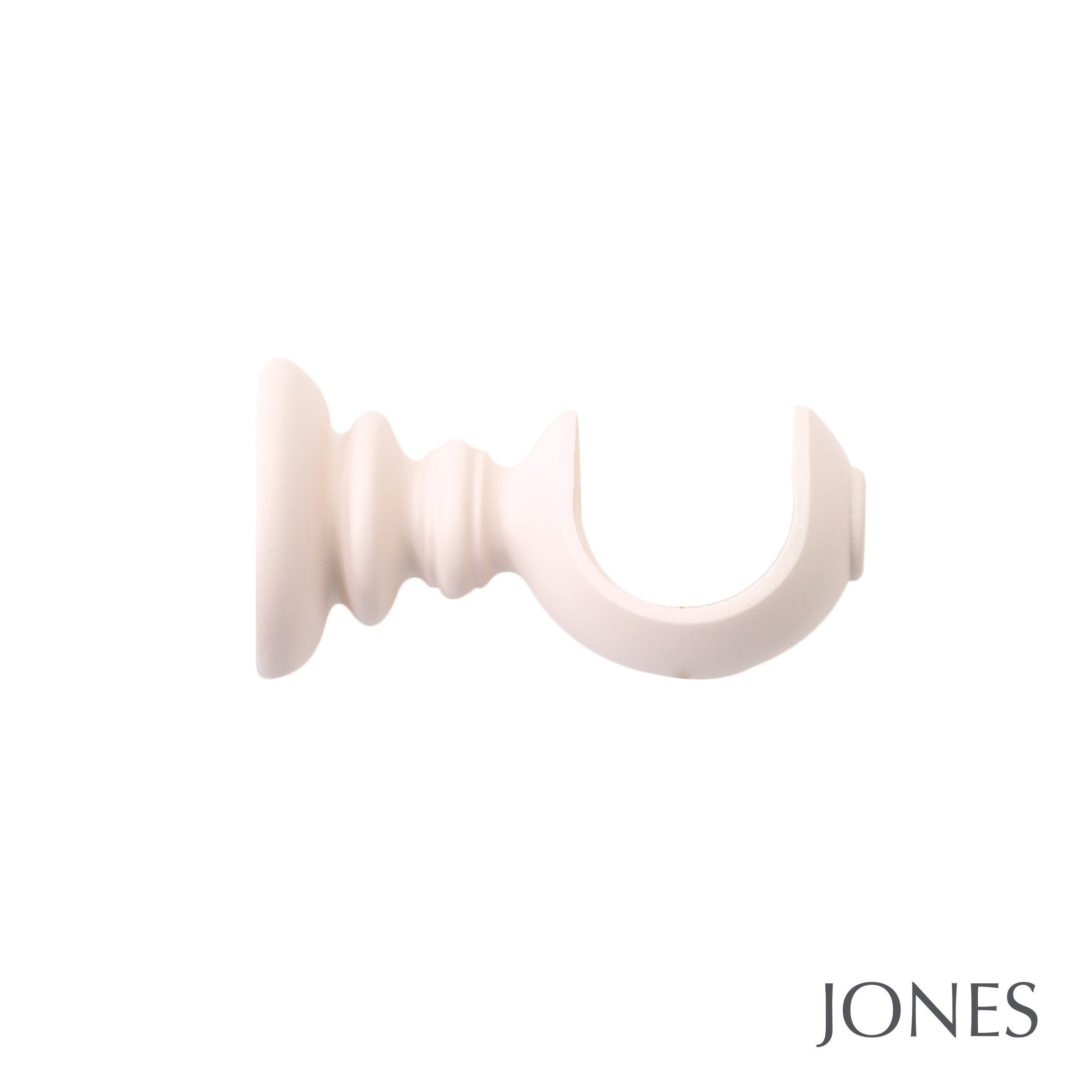 Jones Interiors Seychelles Fluted Urn Finial Curtain Pole Set in Blush