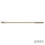Jones Lunar Curtain Pole Draw Rods in Burnished Brass