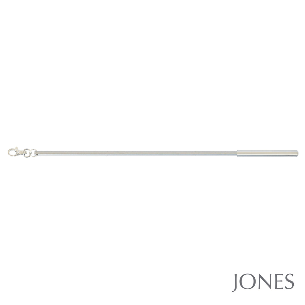 Jones Lunar Curtain Pole Draw Rods in Chrome | Pole Design UK