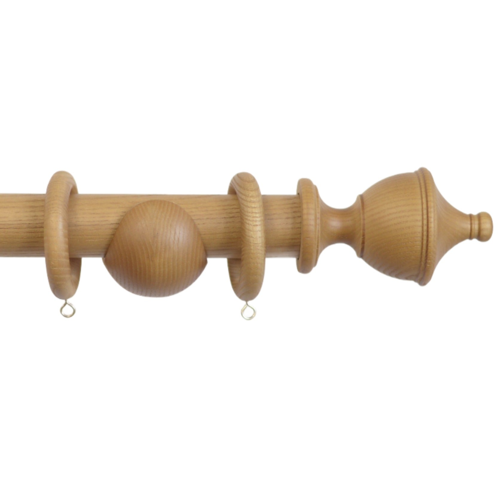 Laura Ashley Haywood Curtain Pole Set in Honey