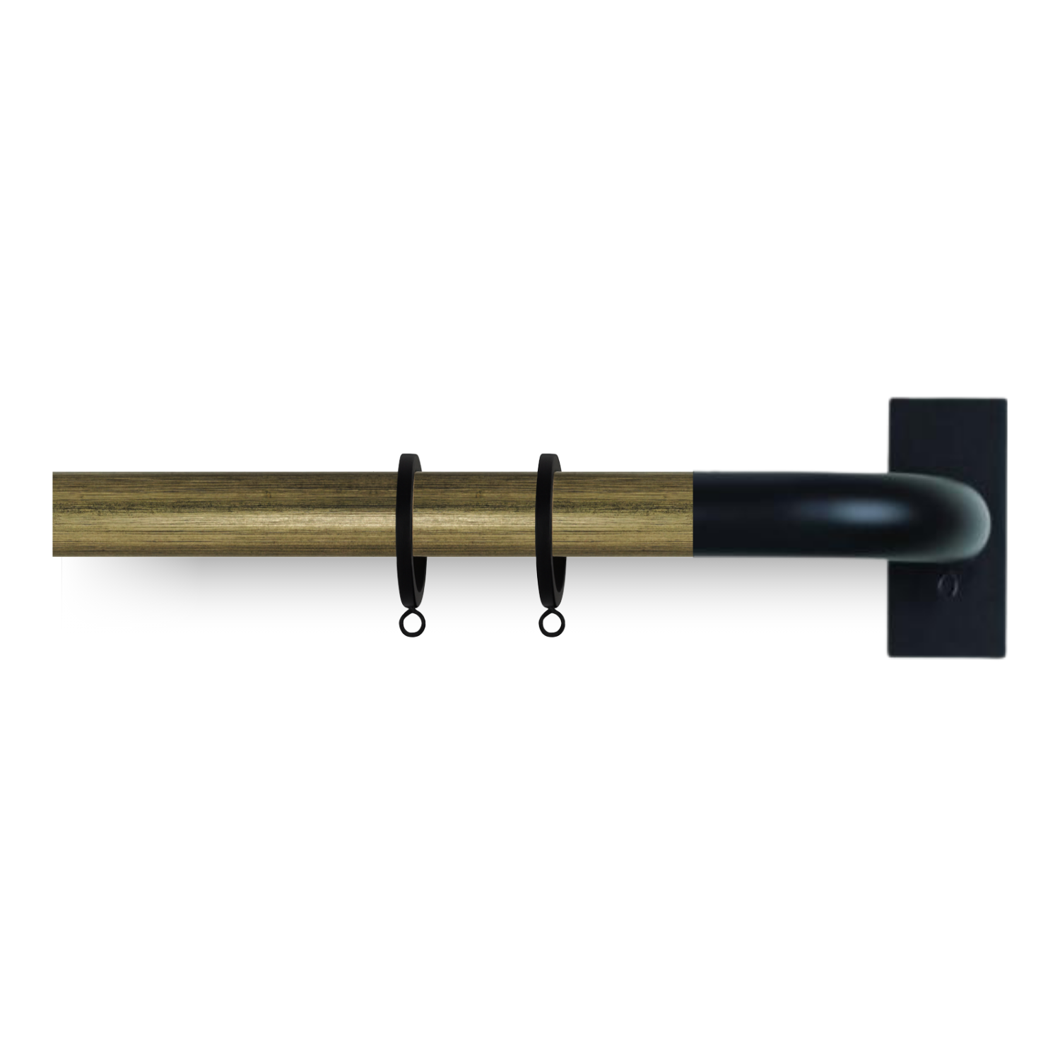 Byron &amp; Byron French Curtain Pole Set in Romantica Antique Gold