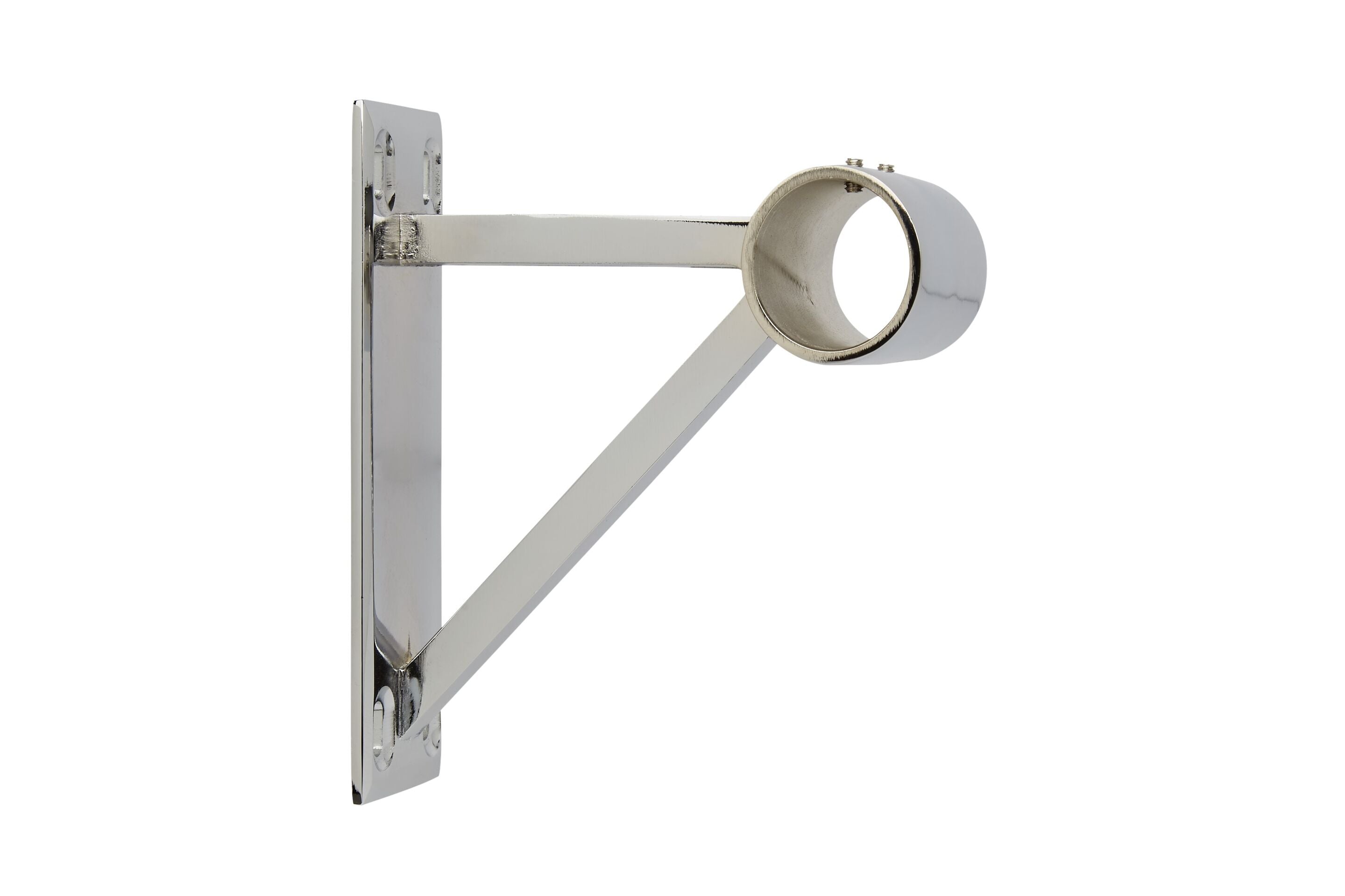 Neo bay end bracket in chrome