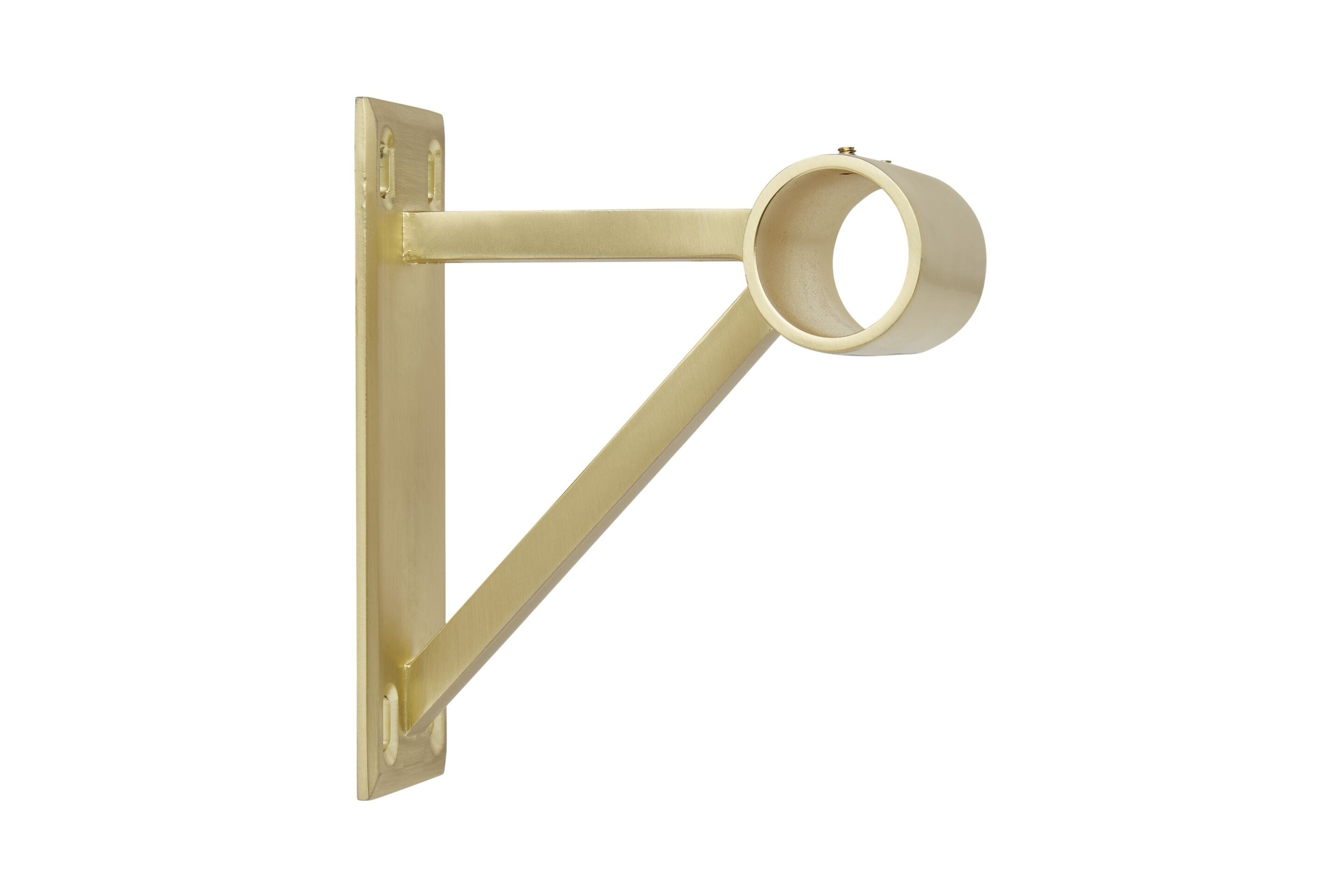 Neo bay end bracket in gold