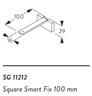 100mm Square Smart Fix