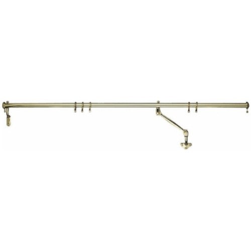 Tillys Solid Brass Rising Portiere Rod Kit