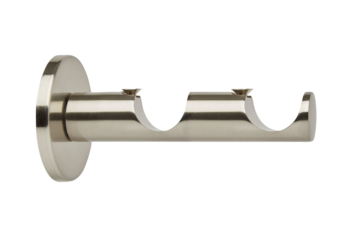 Hallis Neo 28mm/28mm double bracket in Stainless Steel