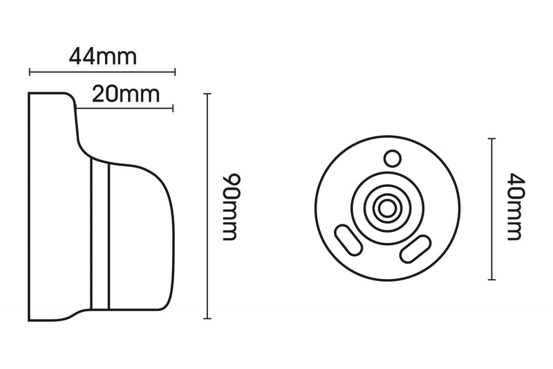 45mm Recess Bracket