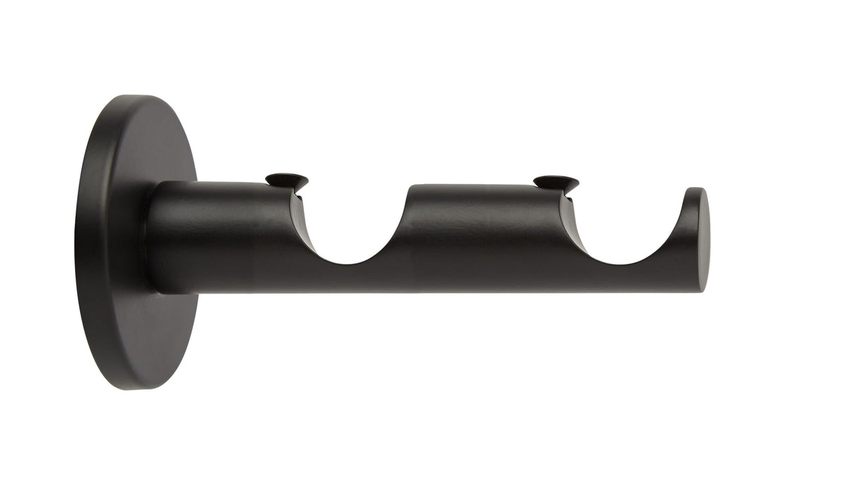Hallis Neo 28mm/28mm double bracket in Matt Black