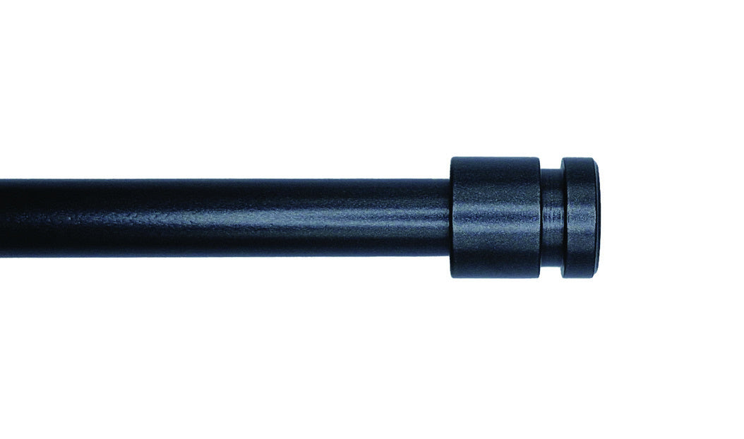 Cameron Fuller 19mm bay window curtain pole with collar finial
