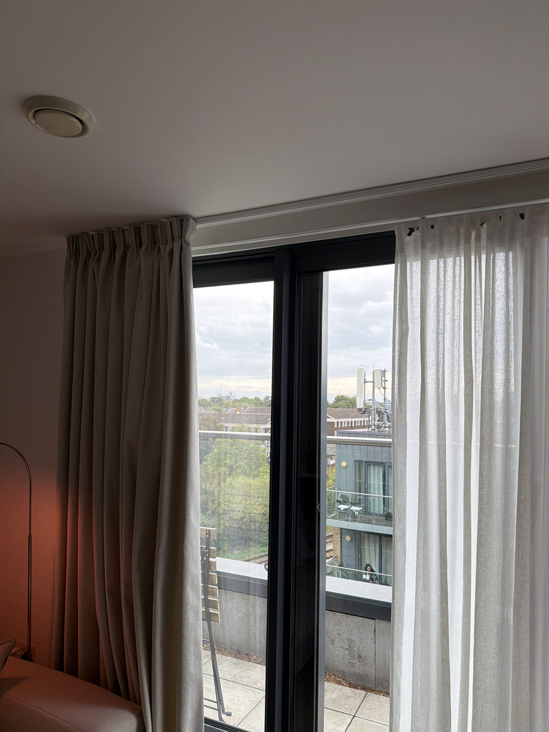 Silent Gliss 1080 Curtain Track in White