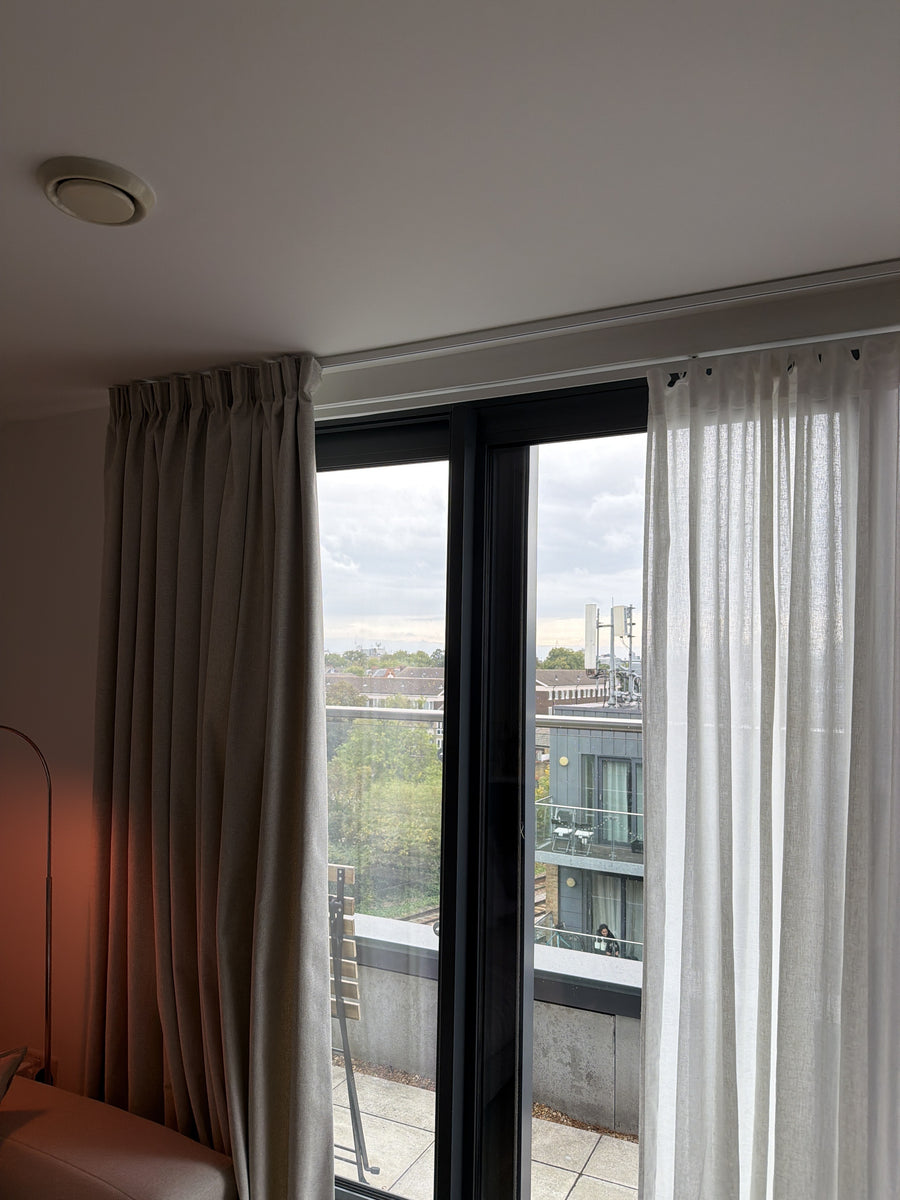 Silent Gliss 1080 Curtain Track in White
