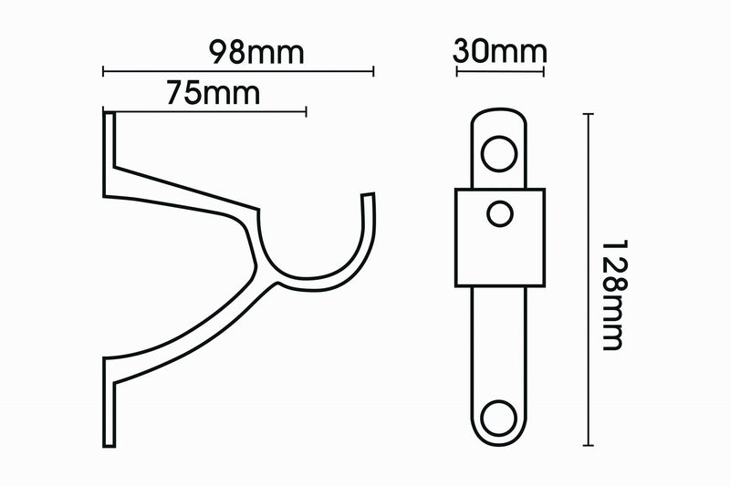 35mm End Bracket