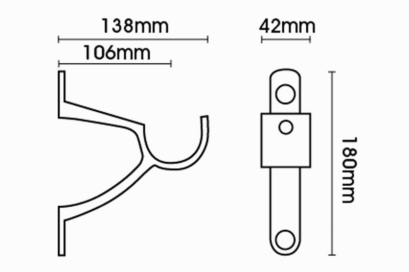 50mm End Bracket