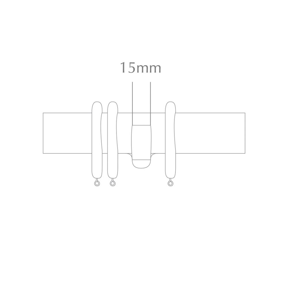 Jones Interiors Centre Bracket in Chrome (For Hardwick &amp; Seychelles Collections)