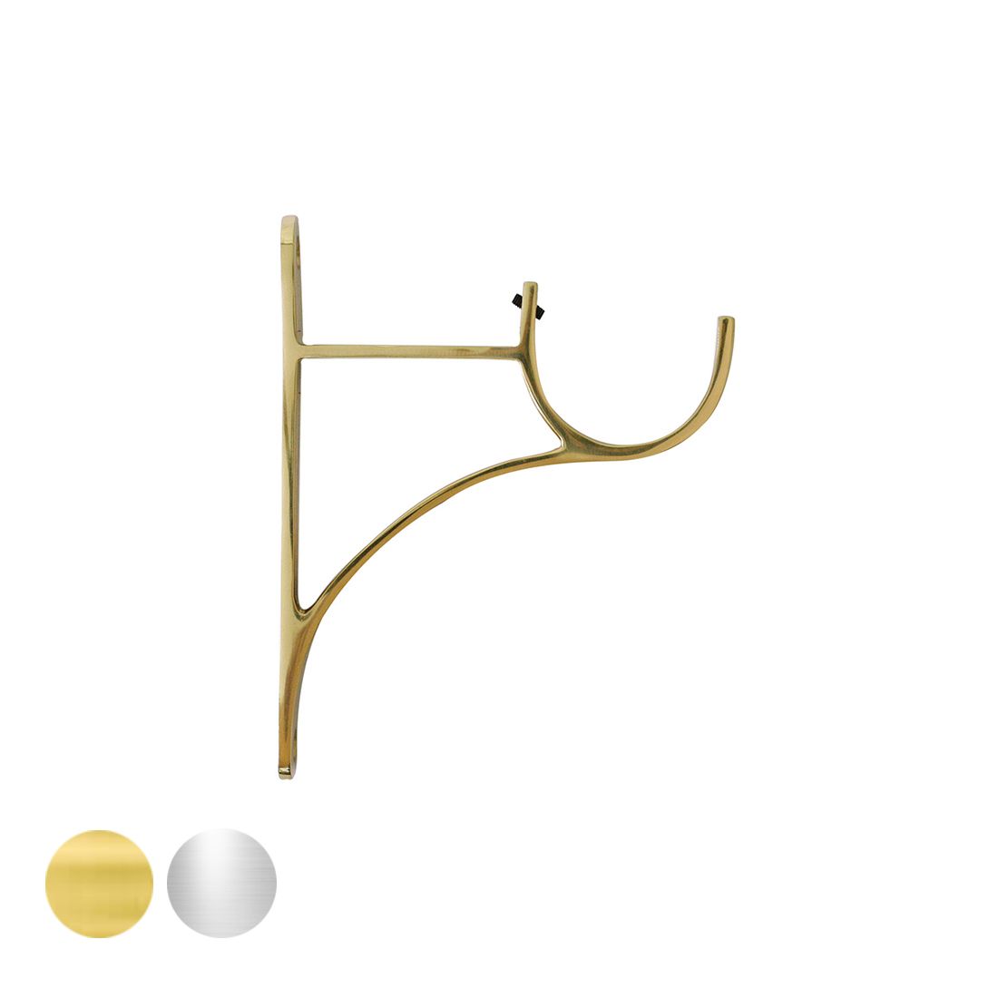 Jones Interiors End Bracket in Brass (For Hardwick &amp; Seychelles Collections)